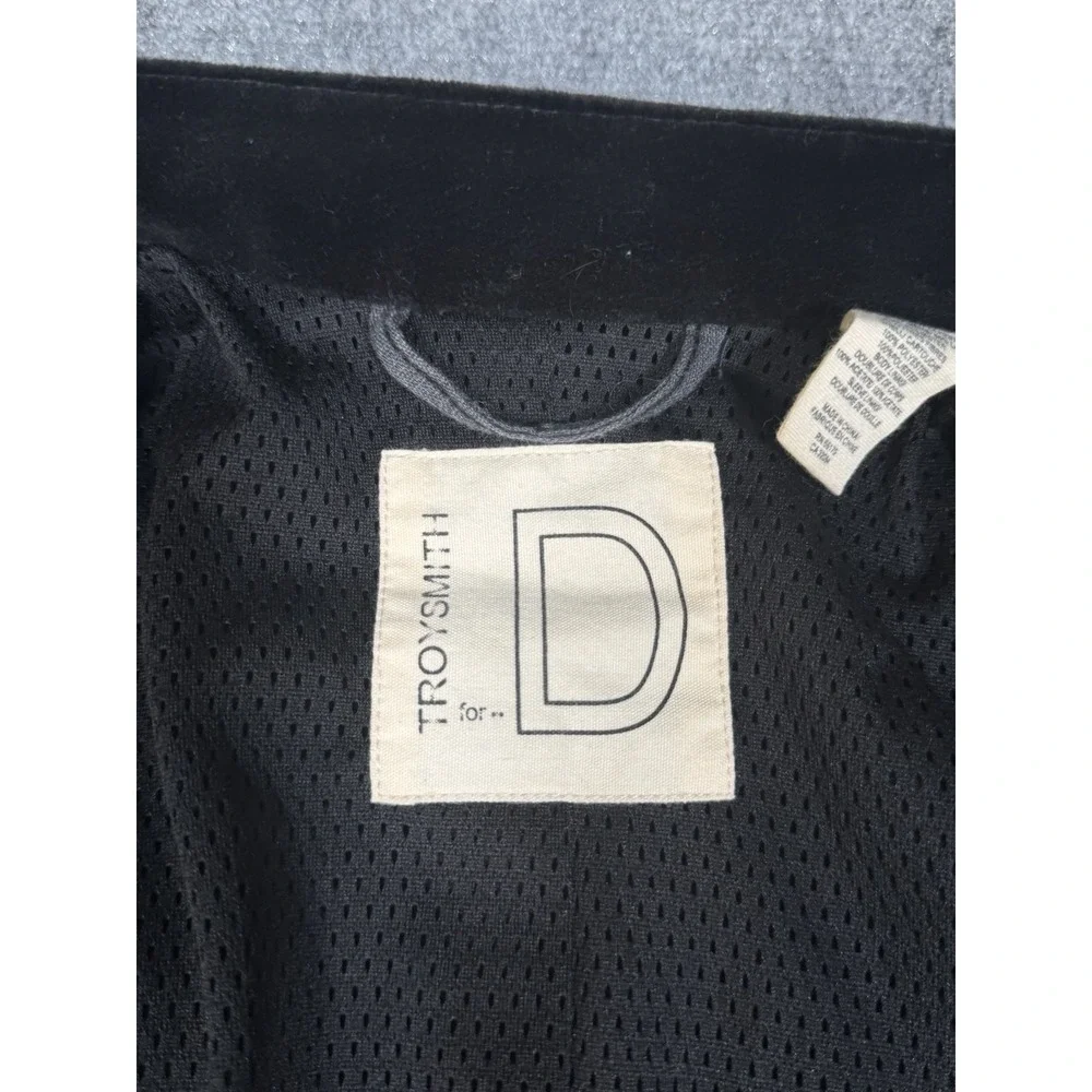 Troy Smith For D Wool Blazer Jacket Mens Medium Gray Military Style - Picture 10 of 16